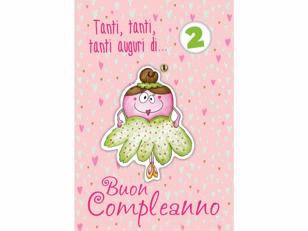 Biglietto auguri buon compleanno bimbi con ruota