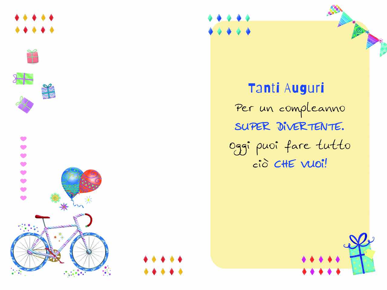 Biglietto tanti auguri per uomo