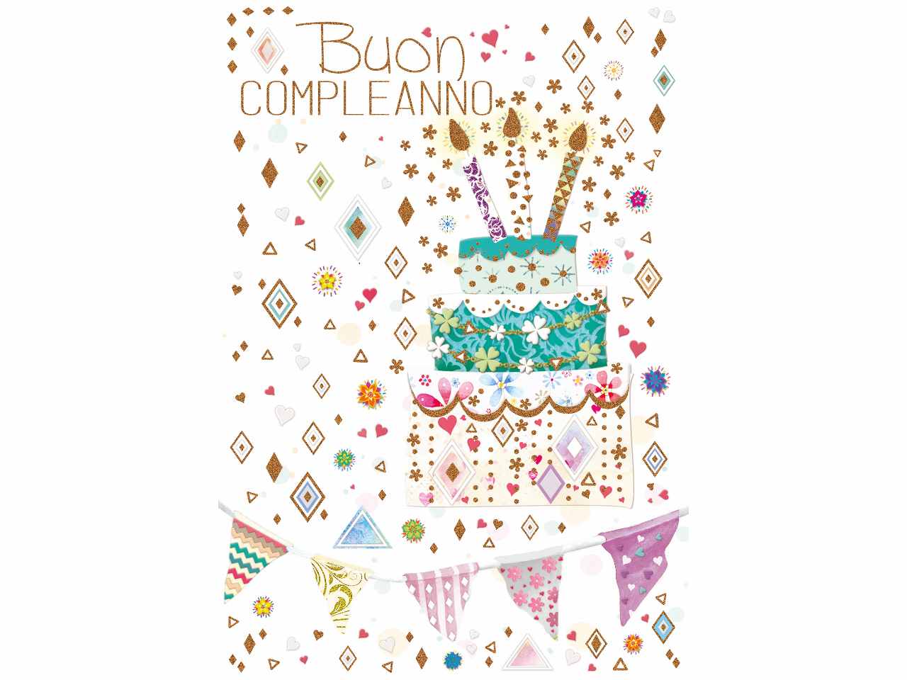 Biglietto per buon compleanno