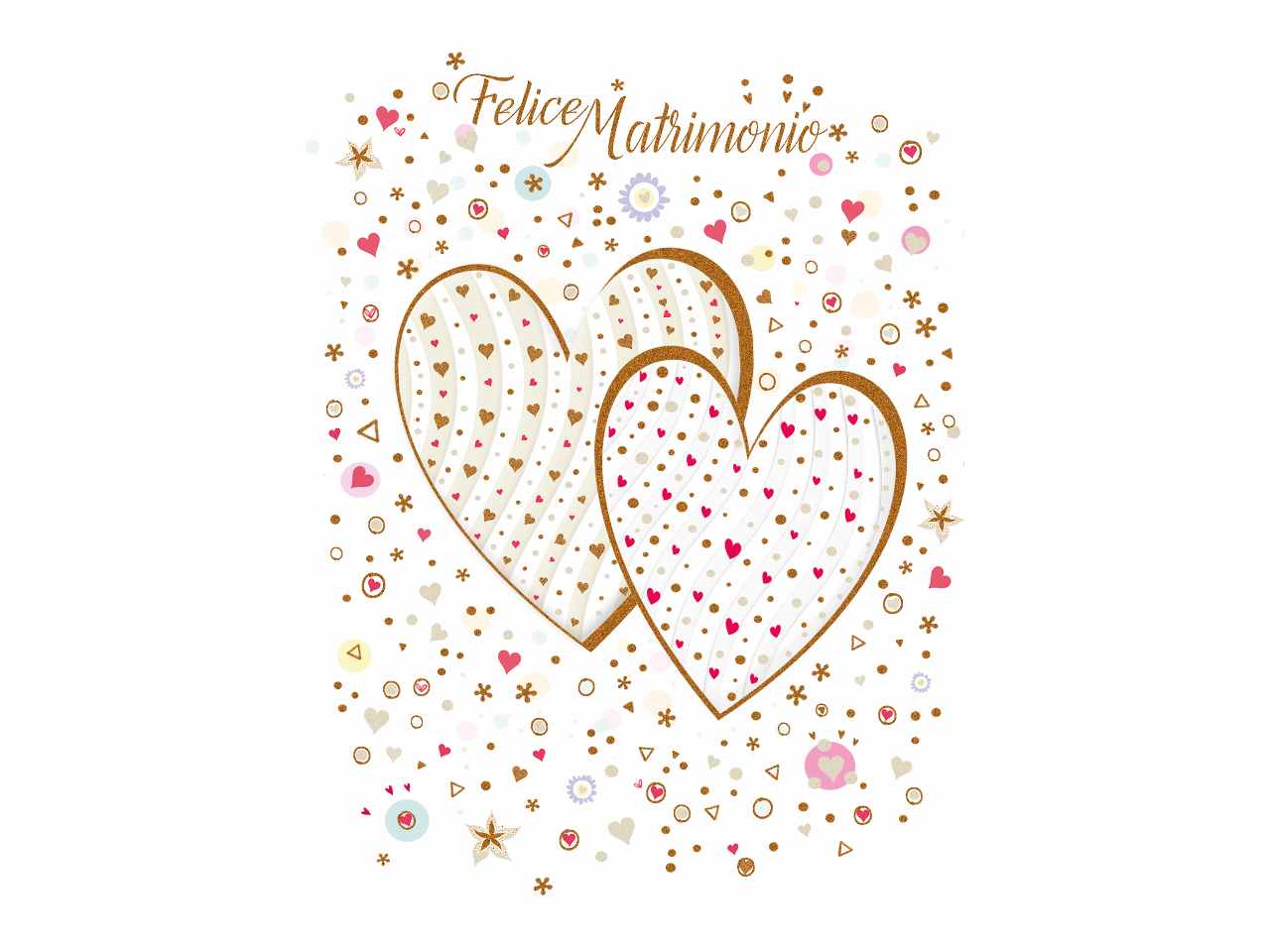 Biglietto auguri felice matrimonio