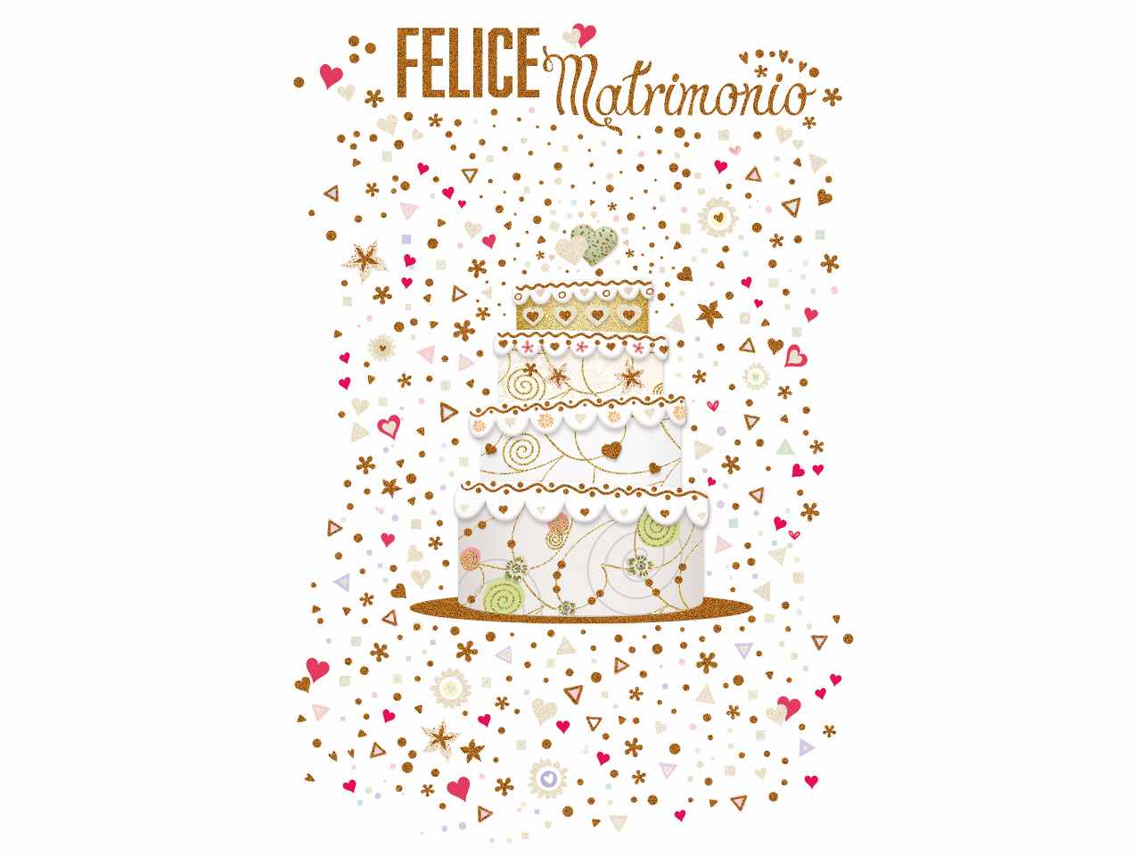 Biglietto auguri felice matrimonio