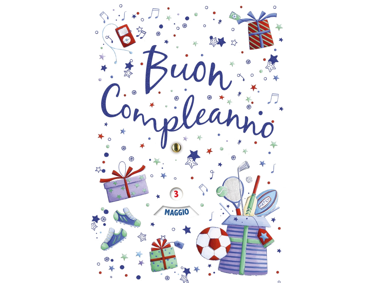 Biglietto buon compleanno doppia