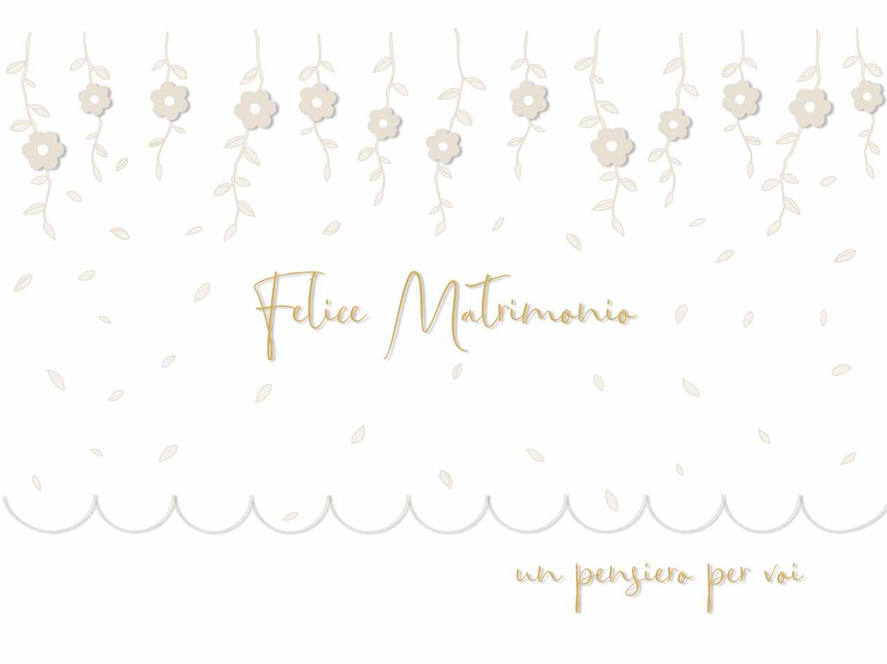 Biglietto felice matrimonio