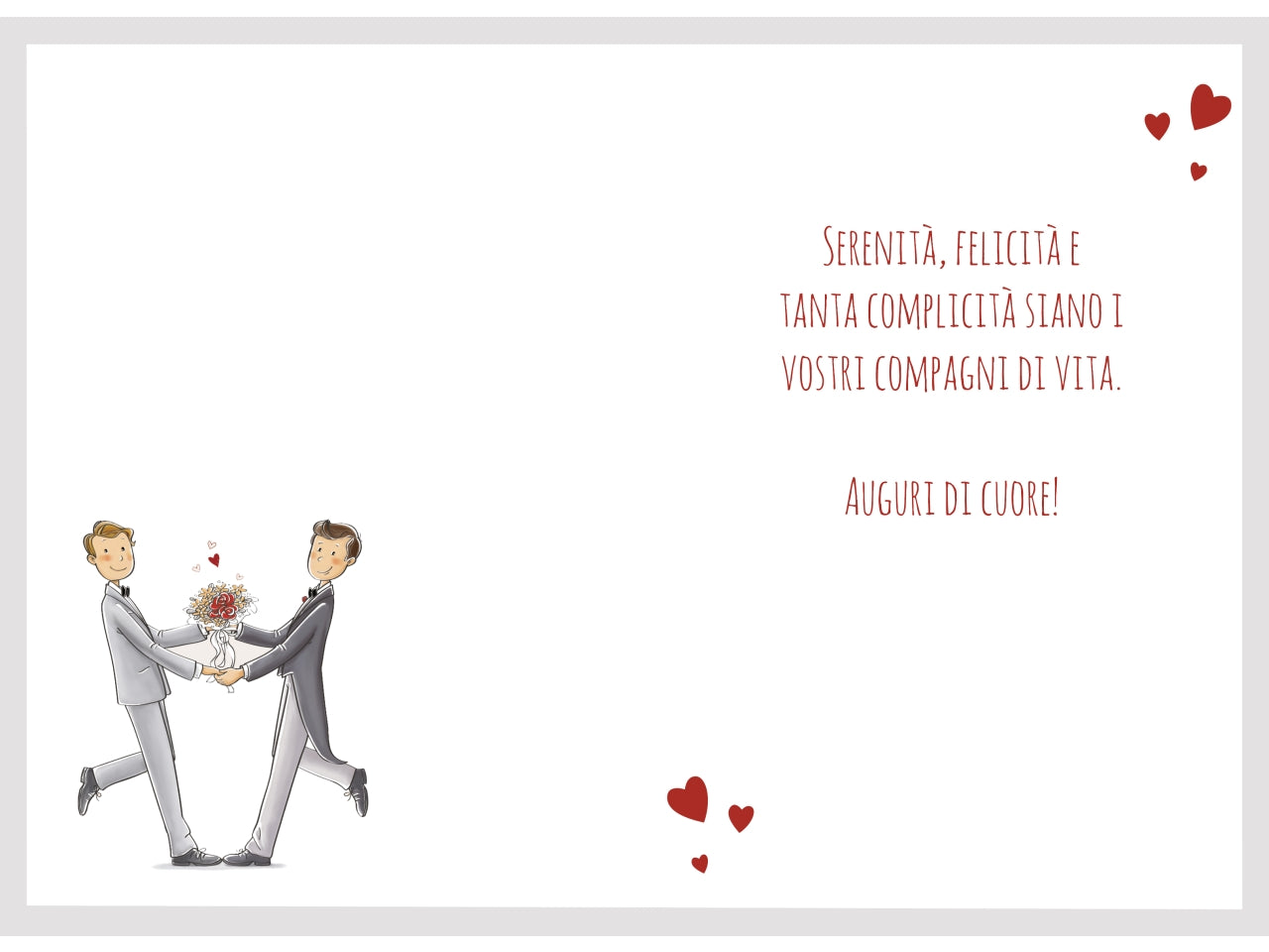 Biglietto felice matrimonio