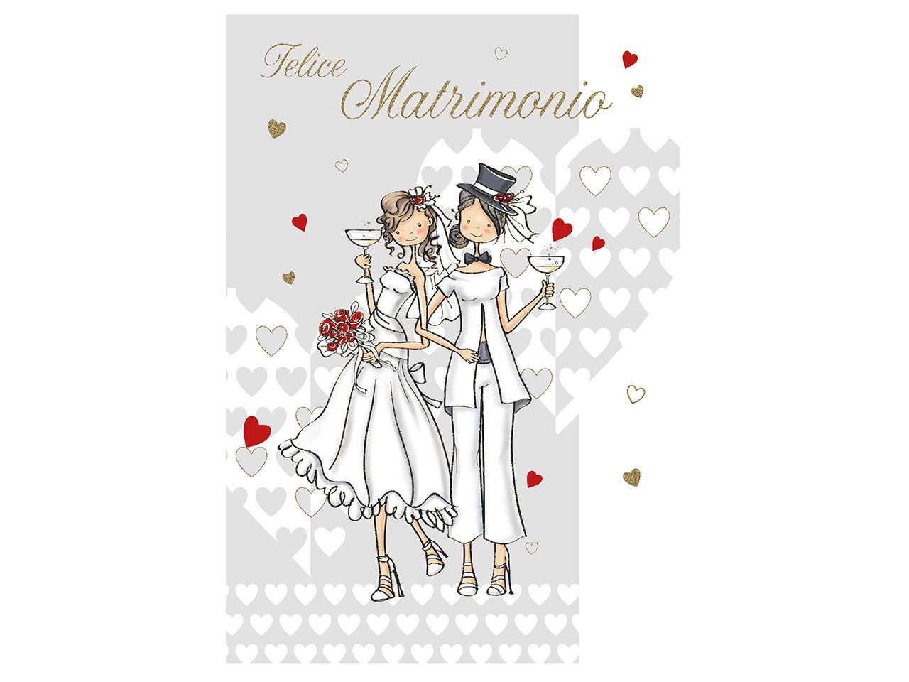 Biglietto auguri felice matrimonio