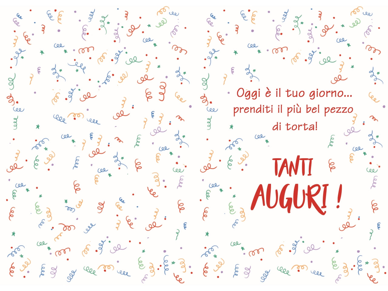 Biglietto buon compleanno bimbi