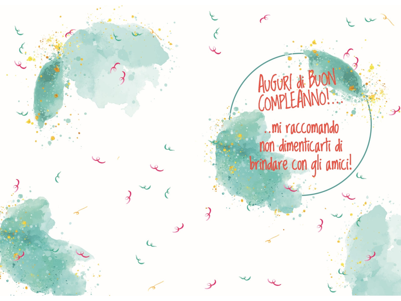 Biglietto buon compleanno