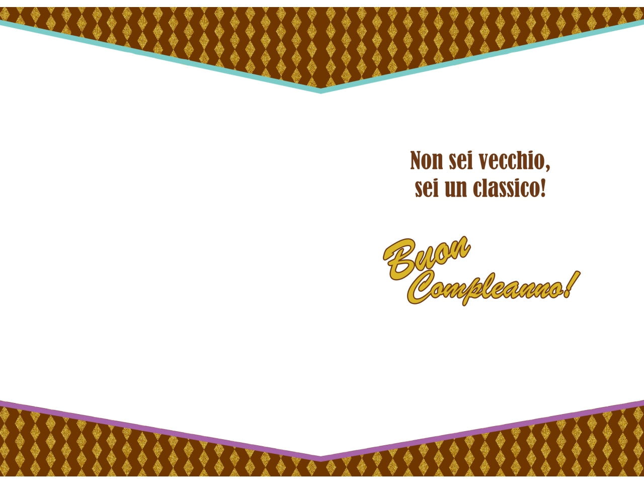Biglietto buon compleanno uomo