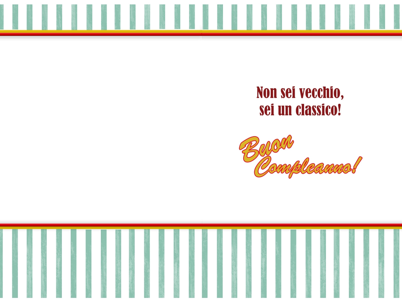 Biglietto buon compleanno uomo