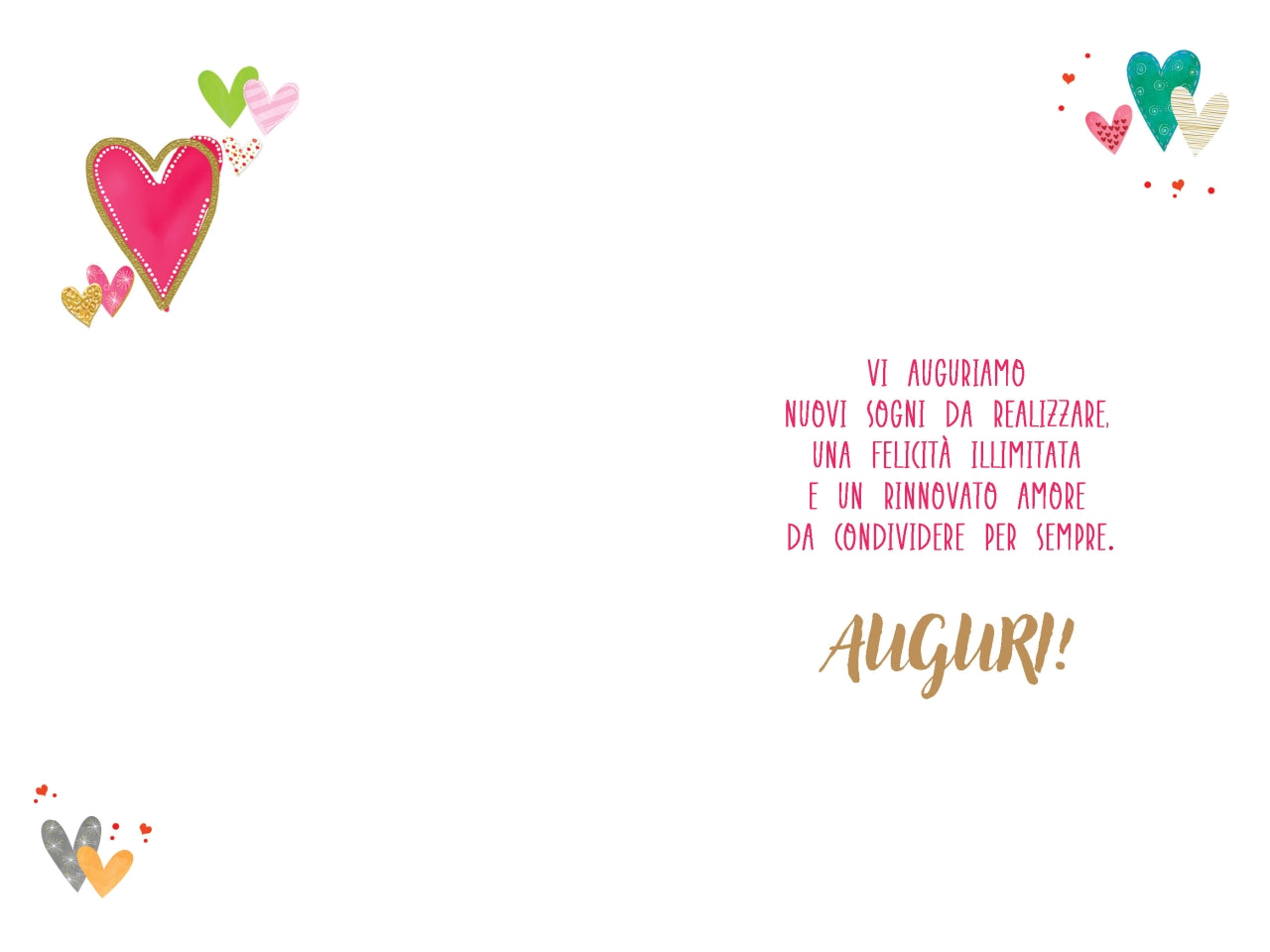 Biglietto felice matrimonio
