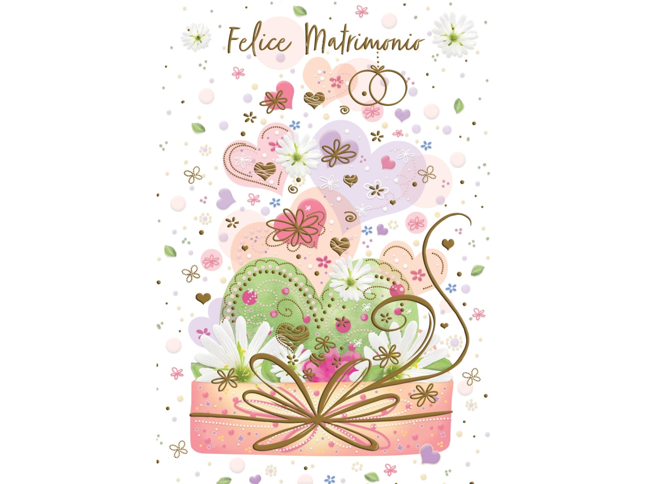 Biglietto felice matrimonio