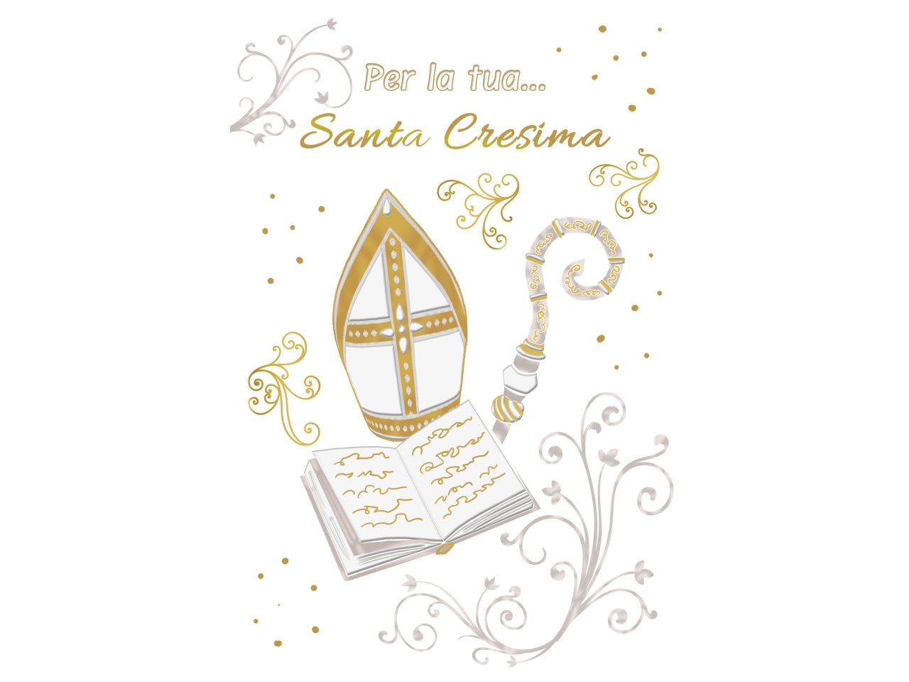 Biglietto santa cresima