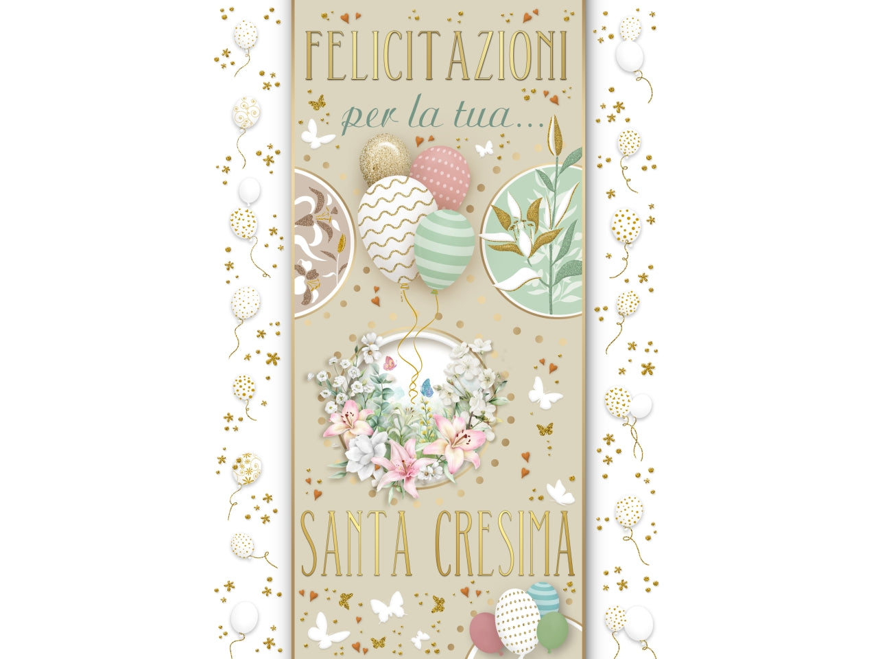 Biglietto santa cresima non religiosa
