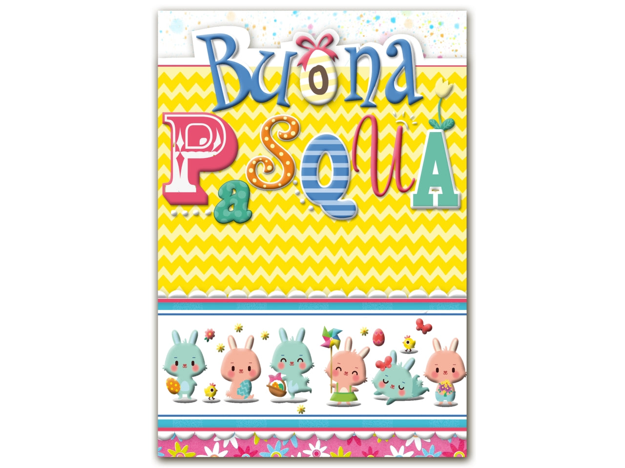 Biglietto pasqua laica