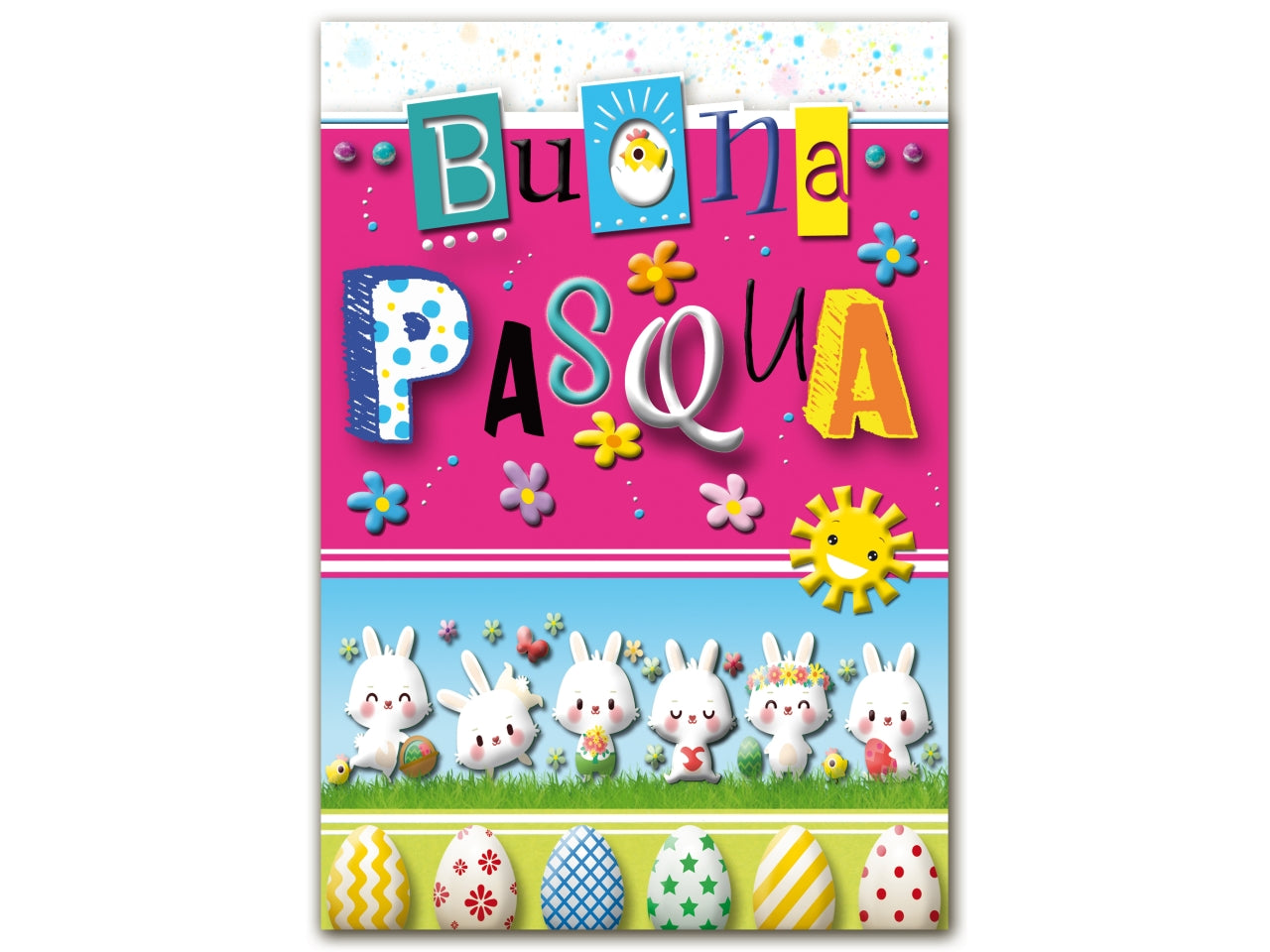 Biglietto pasqua laica