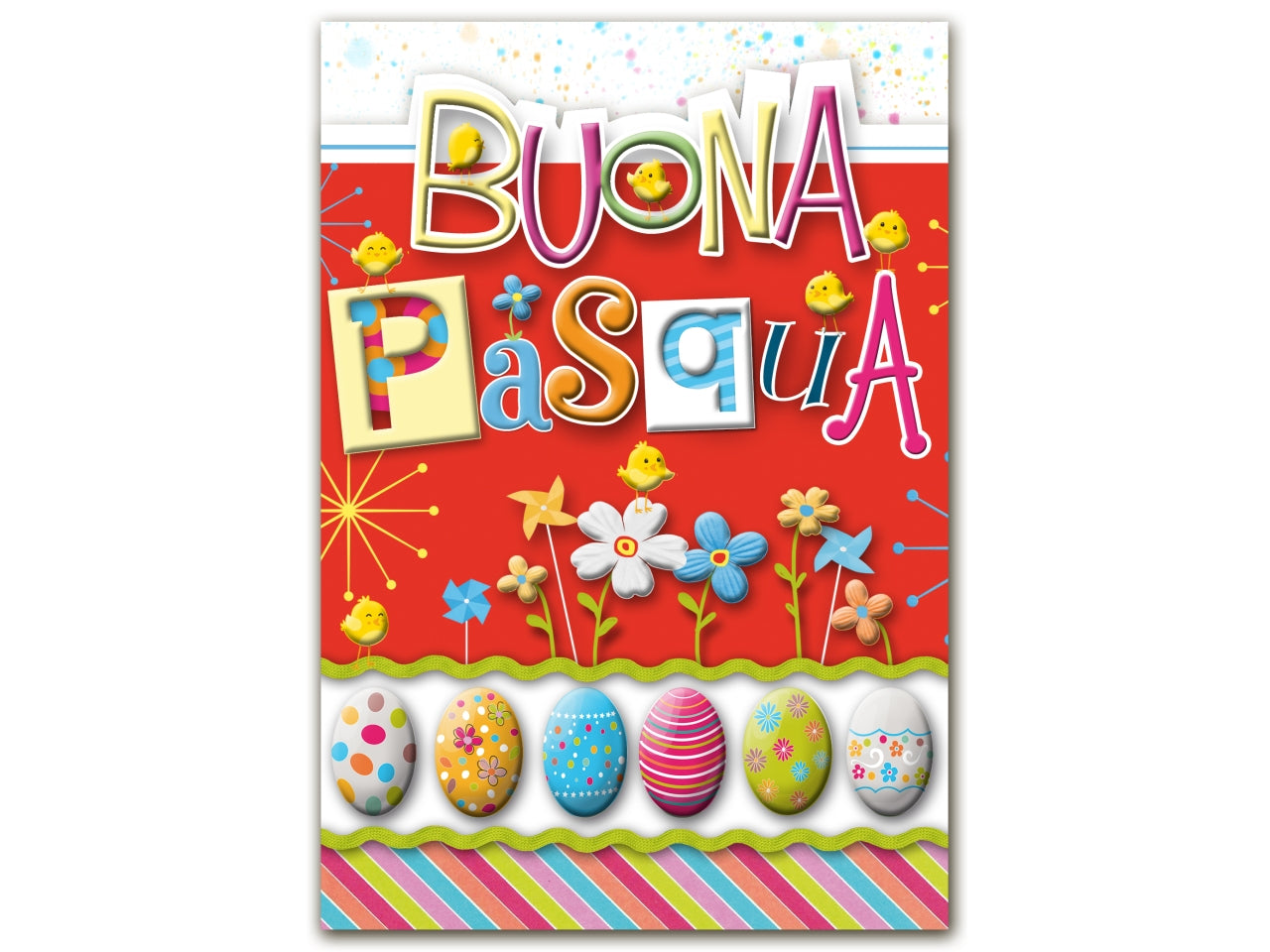 Biglietto pasqua laica