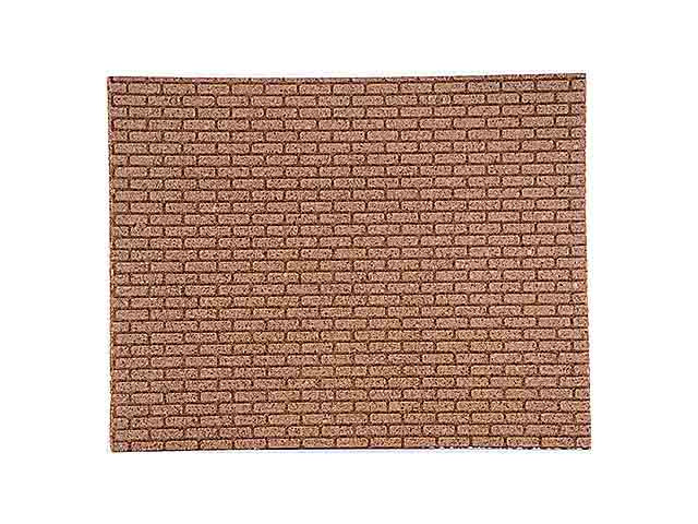 Accessorio per presepe, pannello sughero mattoni 33x25