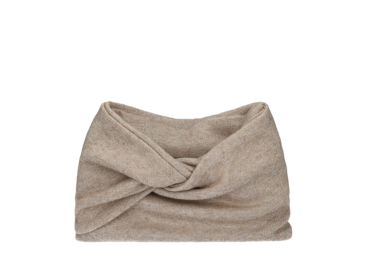Anello maglia lurex misura 20x35cm colore beige