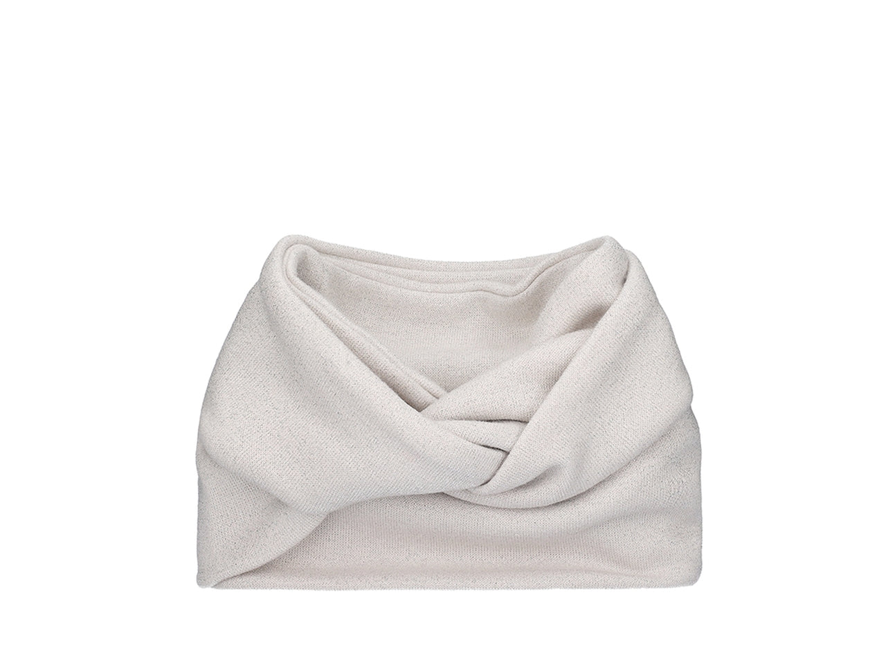 Anello maglia lurex misura 20x35cm colore bianco