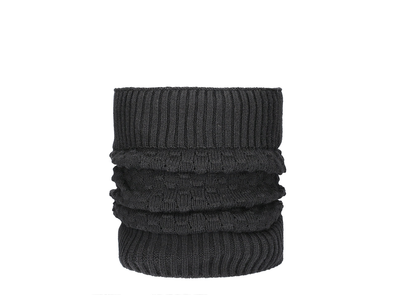 Collo a maglia punto noce misura 45x50cm colore nero