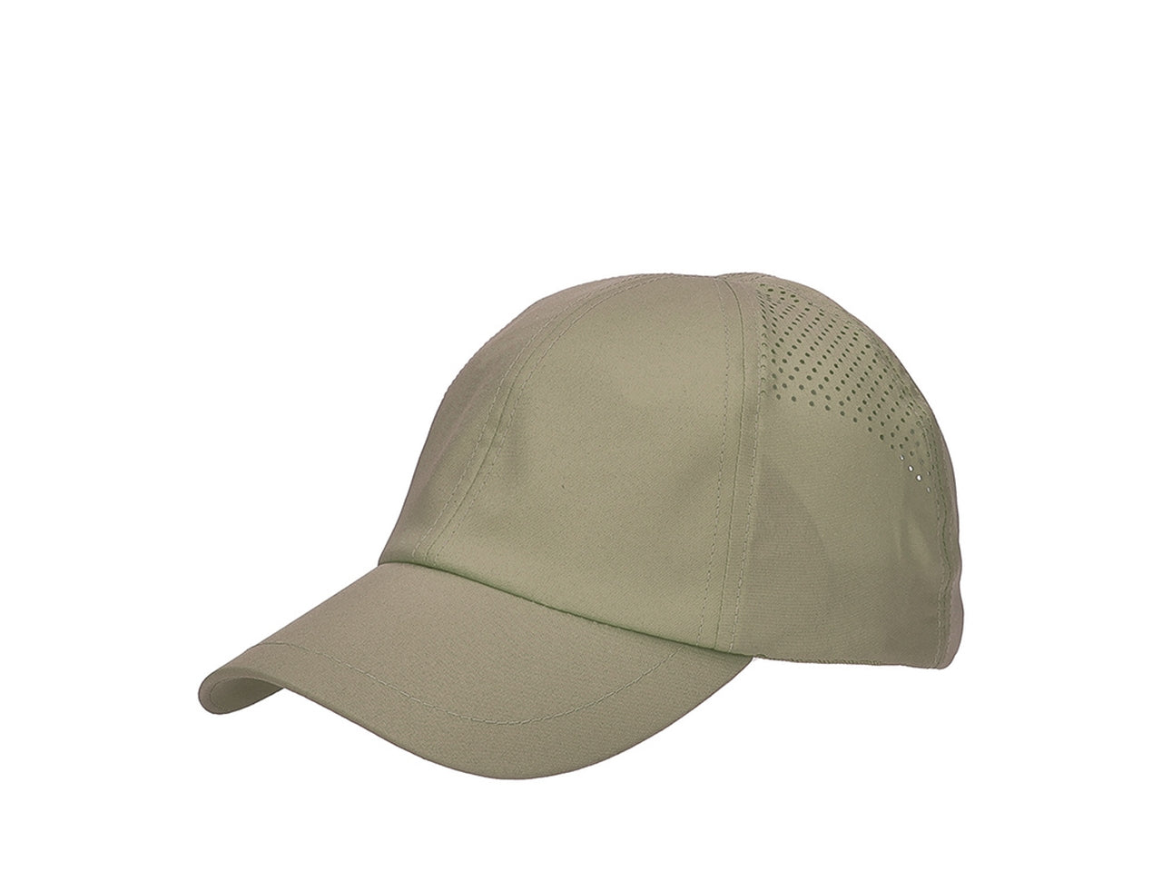 Cappello baseball 6 pannelli in microfibra con laseratura verde salvia taglia unica