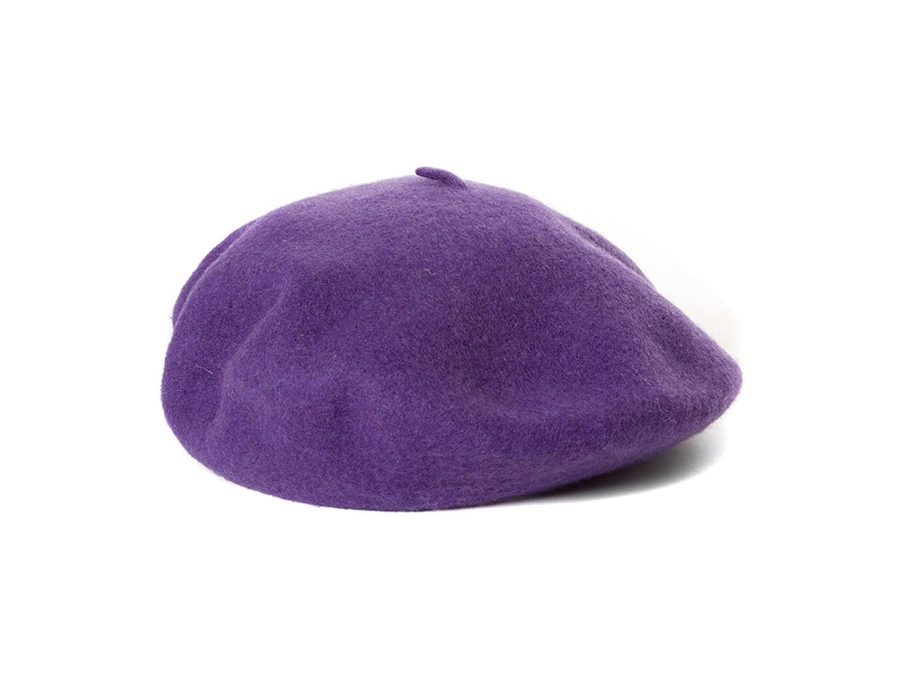 Basco in lana tinta unita colore viola