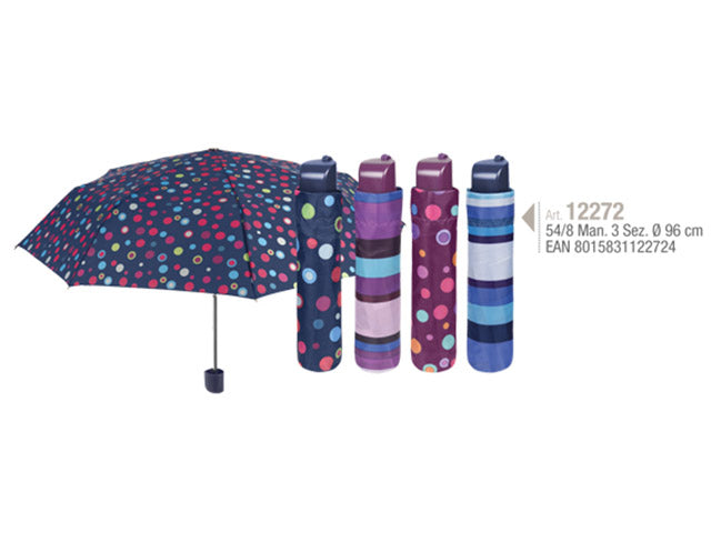 Ombrello donna mini 54/8 d96cm 12272