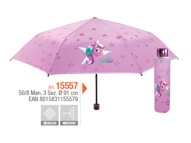 Ombrello bimba mini unicorno 15557
