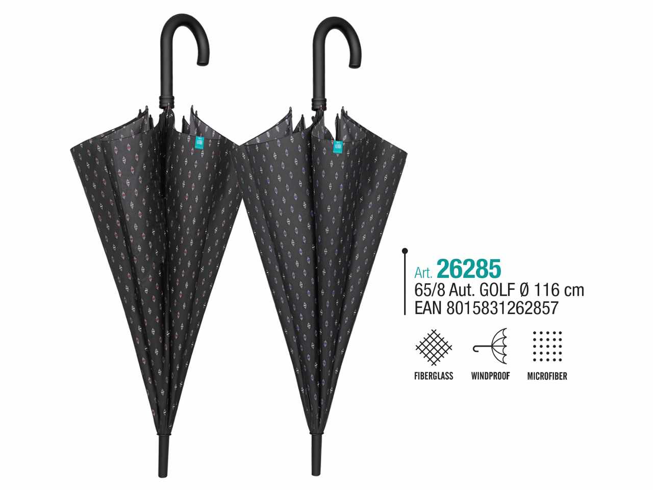 Ombrello uomo golf aut.65/8 geom.26285