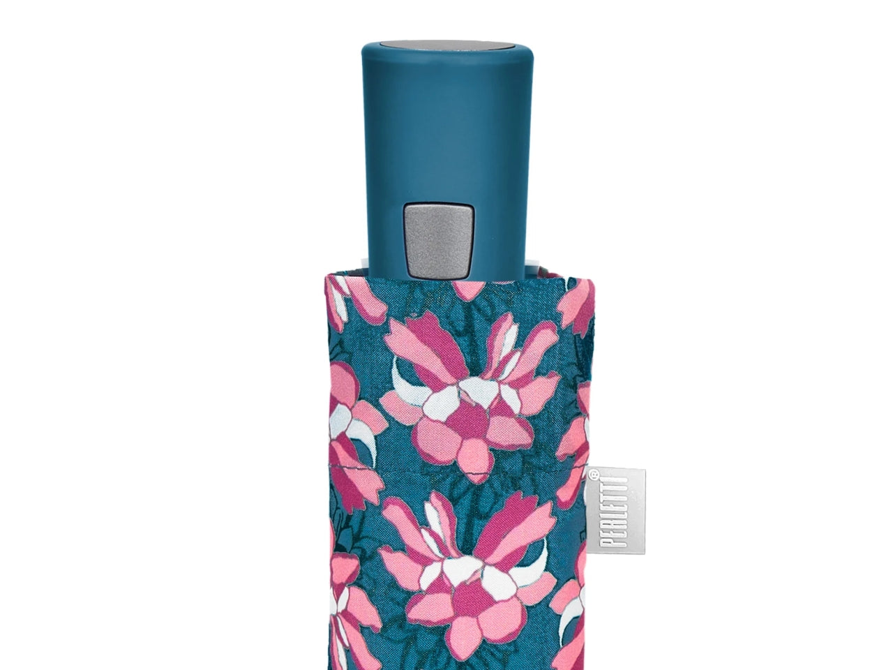 Ombrello da donna mini con apertura automatica in 3 colori assortiti a fantasia floreale - Perletti