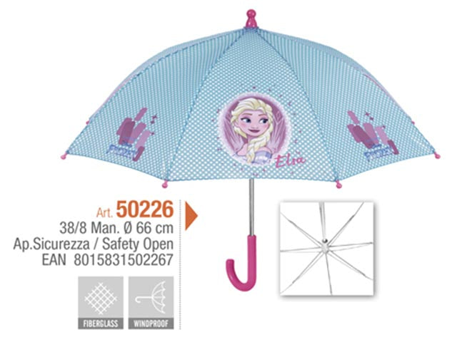 Ombrello bimba frozen 38/8 d66 50226