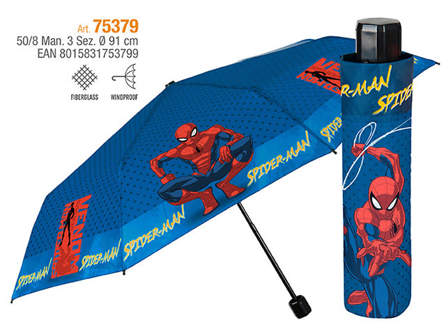 Ombrello mini spiderman 50cmantiv.75379