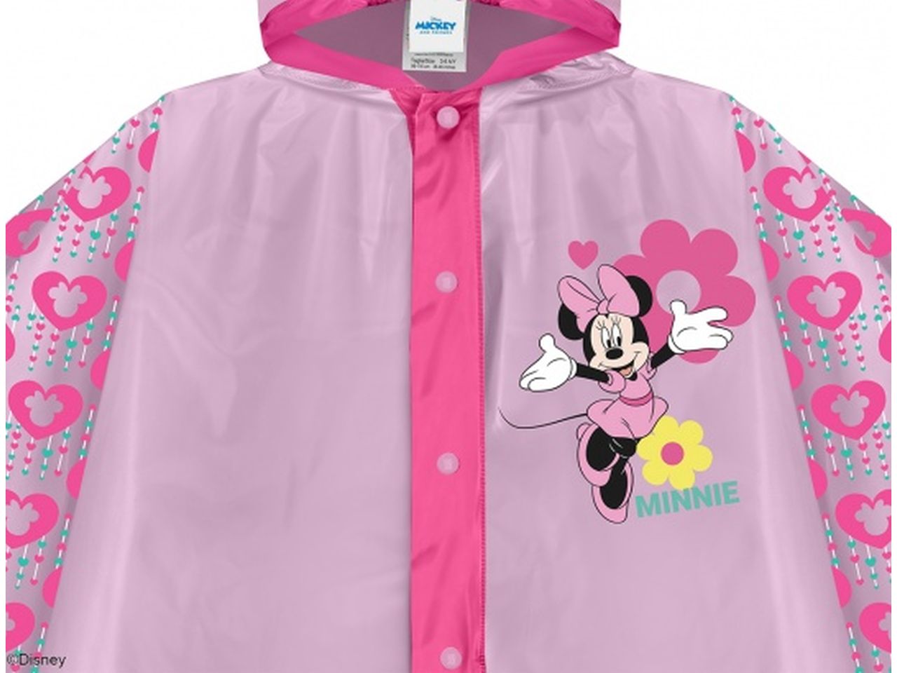 Poncho pioggia fantasia minnie