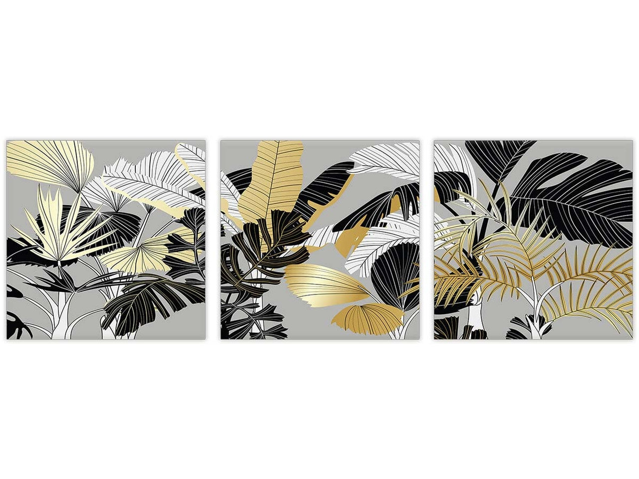 Canvas world misura 57x57cm tropical grafiche assortite