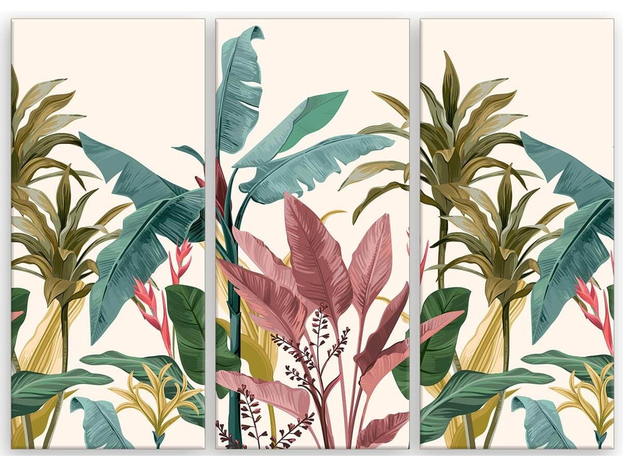 Quadro grande misura 100x150cm banana leaves