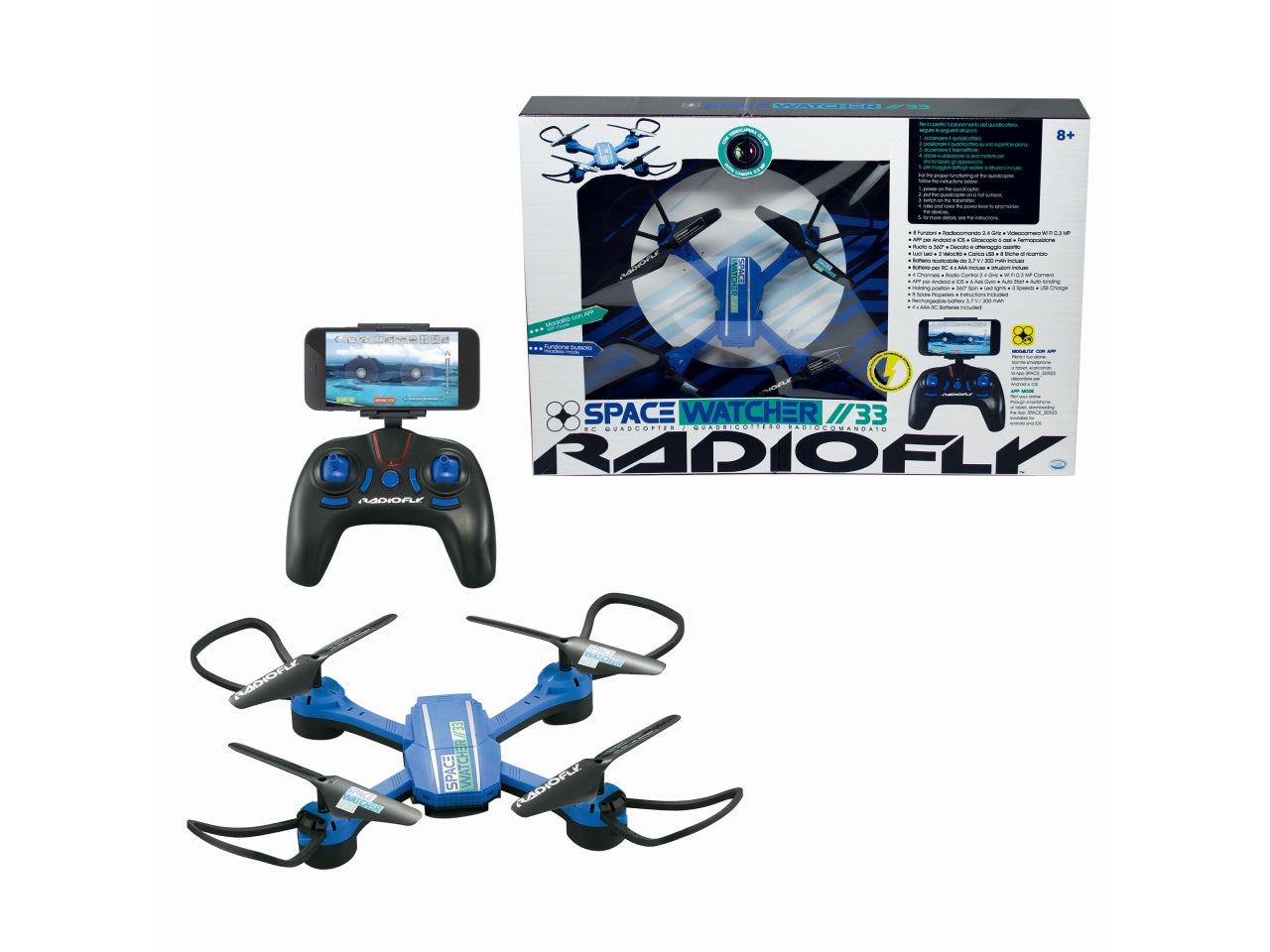 Radiofly - space watcher 33 drone radiocomandato