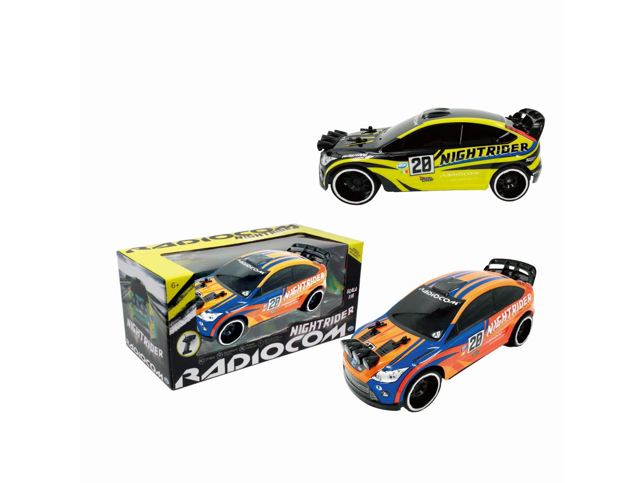 Radiocom - auto nightrider scala 1:16 radiocomandata