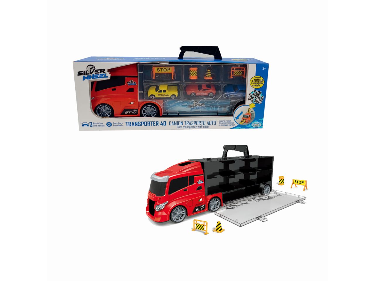 Silver wheel - transporter 40 con 3 auto