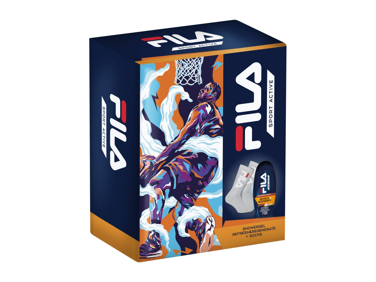 Set regalo fila fierce man showergel refresh&regenerate 250ml + socks
