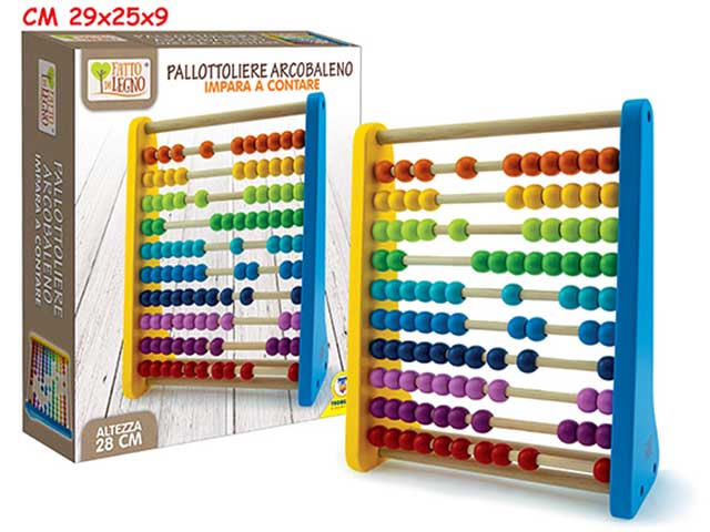 Pallottoliere arcobaleno 40563