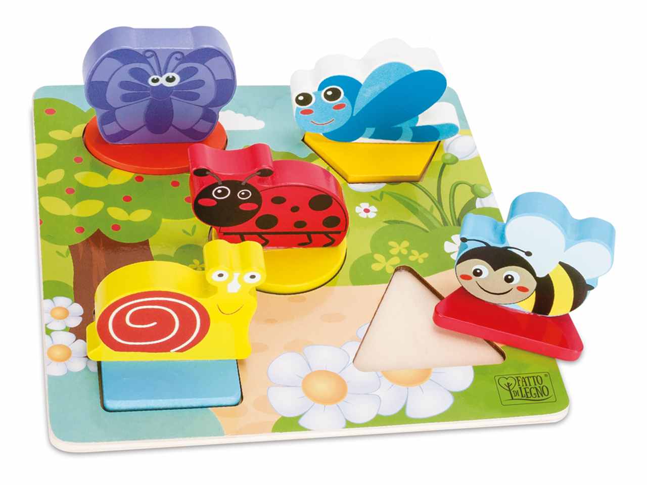 Fatti di legno puzzle insetti 40579