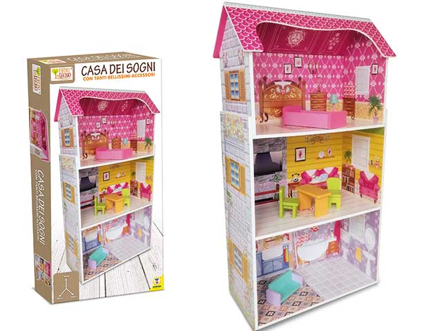 Casa dei sogni in legno c/acc.40602