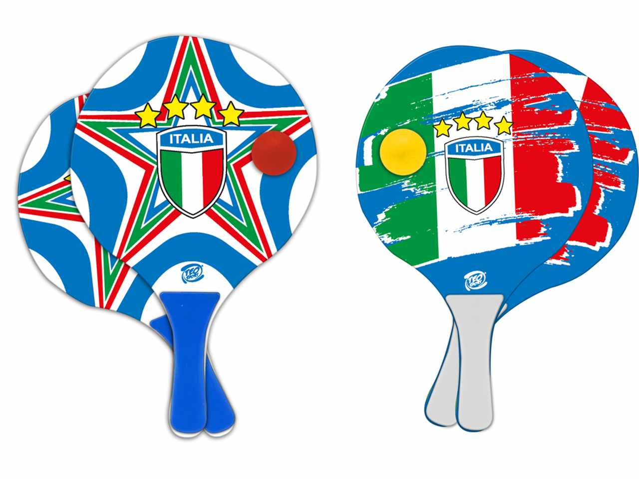 Racchettone in legno italia 7mm con pallina