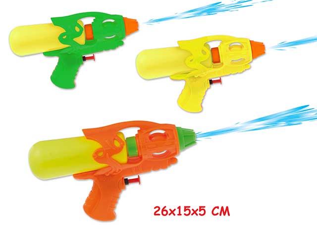 Pistola ad acqua 19cm in 3 colori