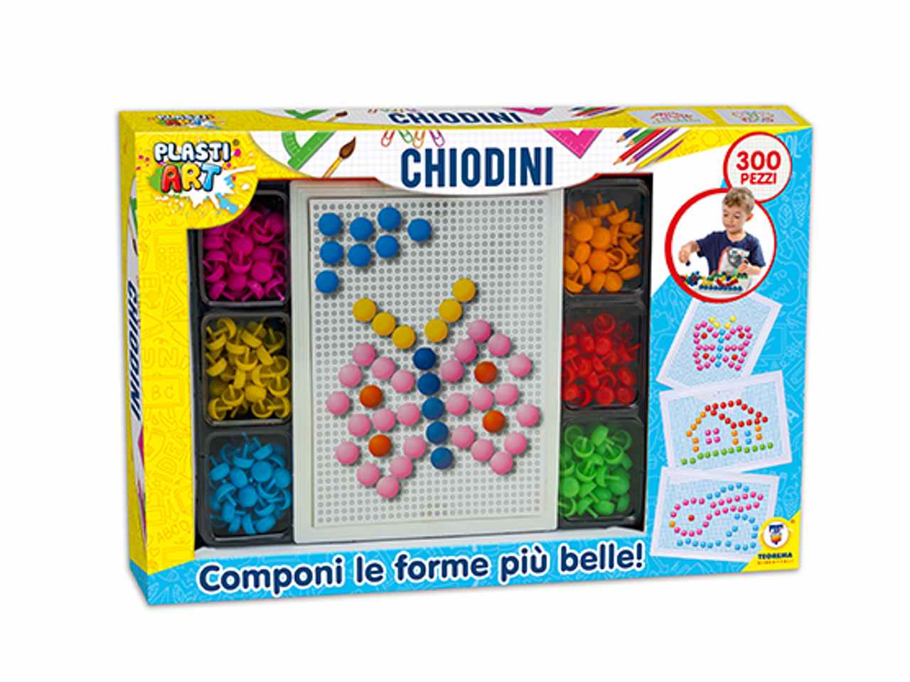 Plastiart chiodini 300 pezzi 65456