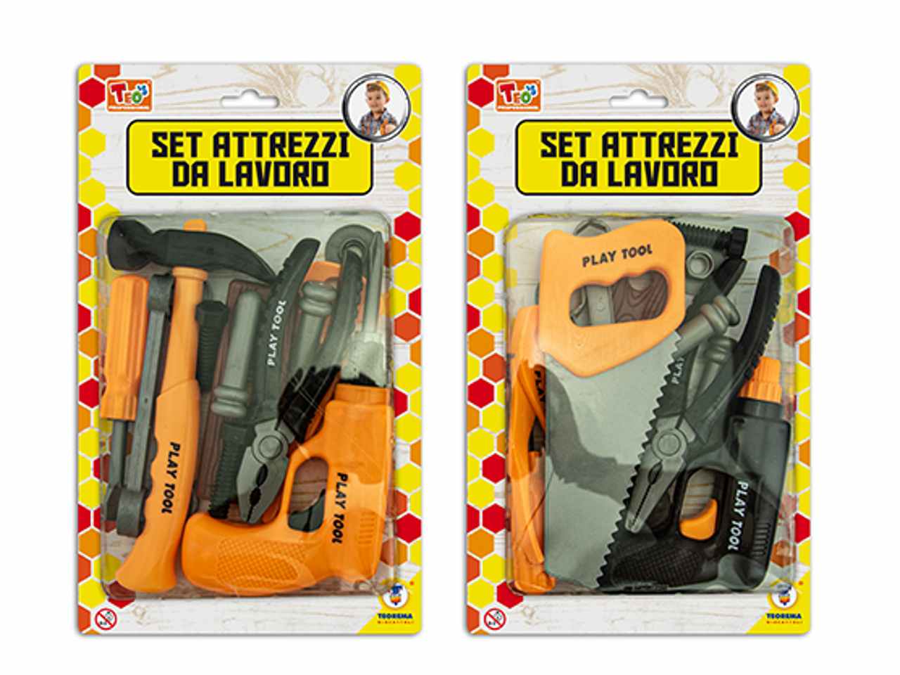 Teo's set meccanico con trapano  65994