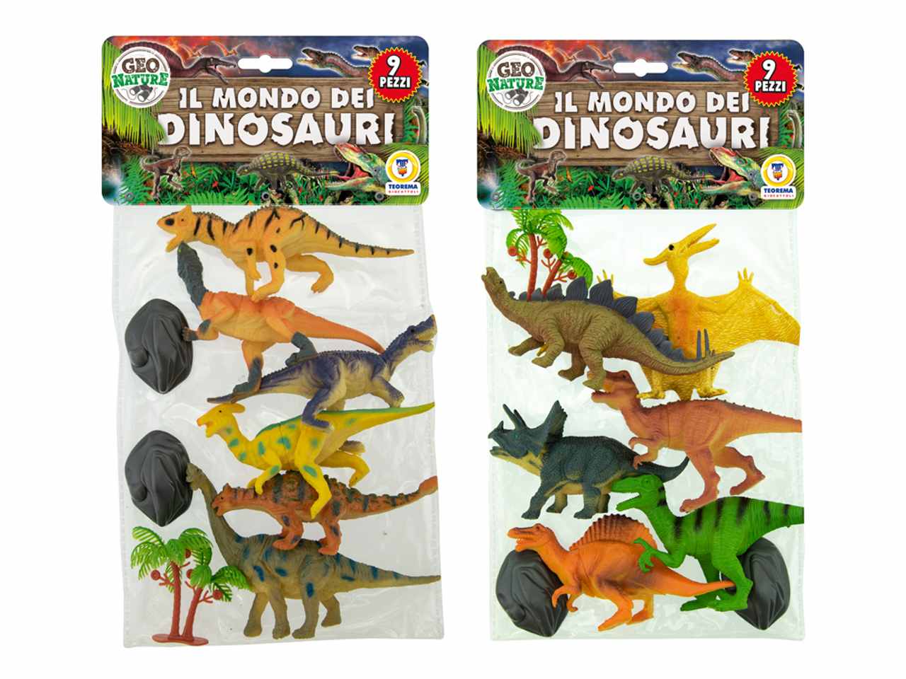 Geo nature dinosauri 9 pezzi 66333