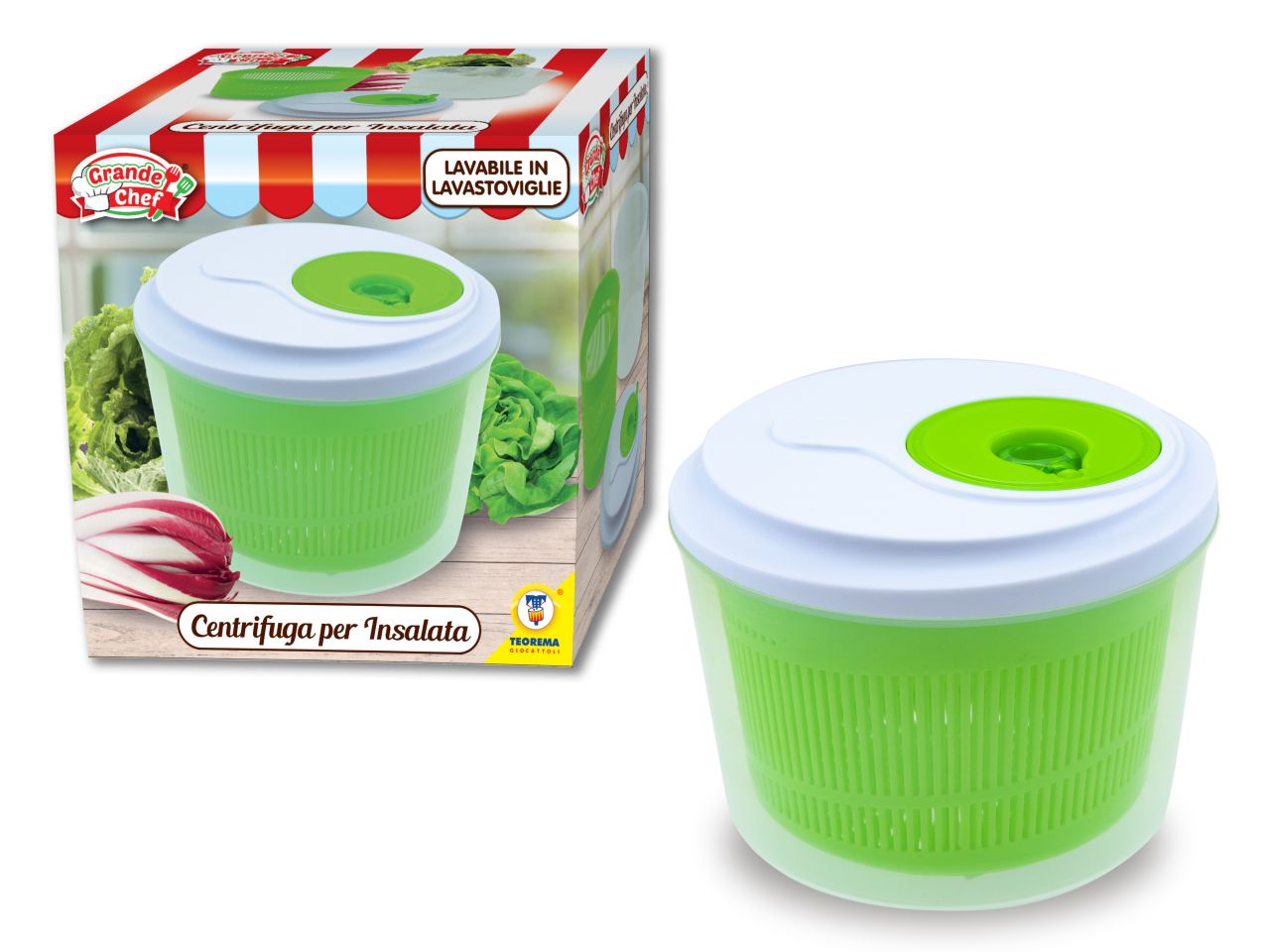 Grande chef - insalatiera con funzione reale