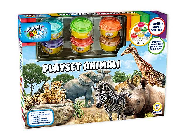 Plastiart set savana 6 vas.66813