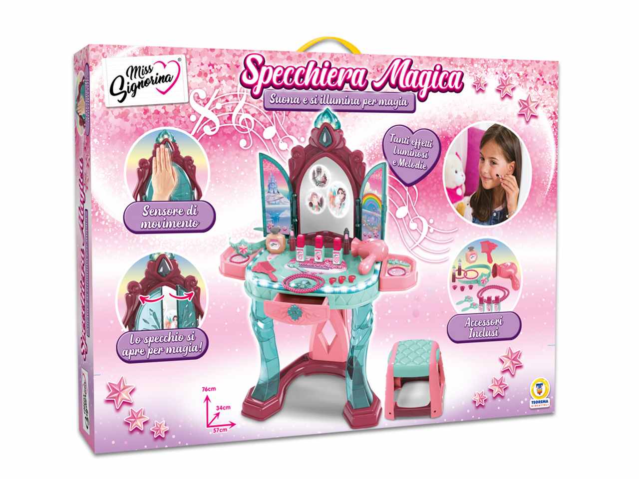Miss signorina specchiera luminosa67164